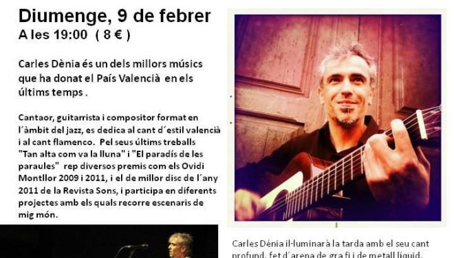 Manresa: Concert de Carles Dénia