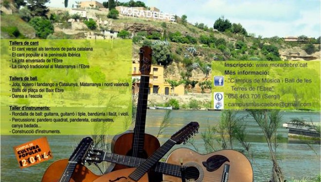 Móra d’Ebre: II Campus de Música i Ball Populars de les Terres de l’Ebre, Matarranya i Nord Valencià