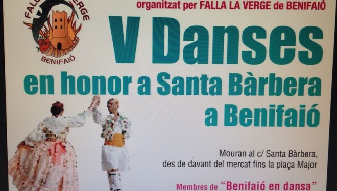 Benifaió: Danses en honor a Santa Bàrbera