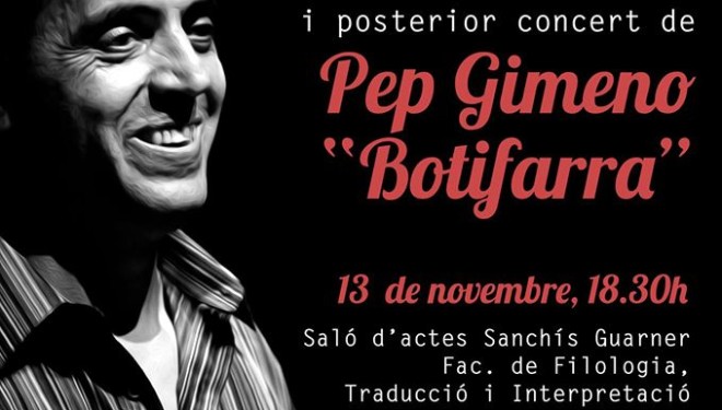 València: Projecció del documental “Cant dels arrels” i concert de Pep Gimeno “Botifarra”