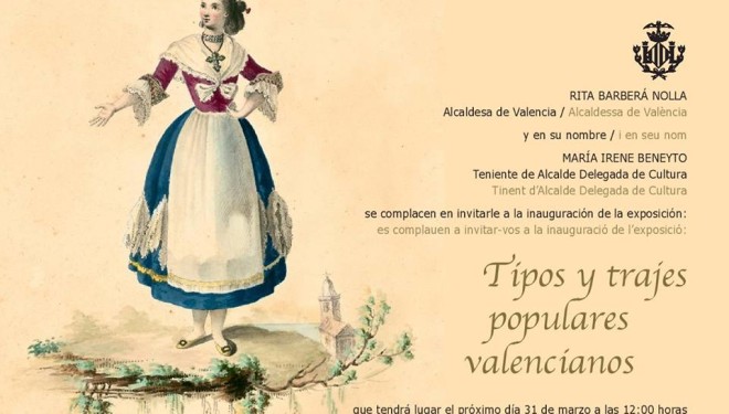 València: Exposició “Tipos y trajes populares valencianos”